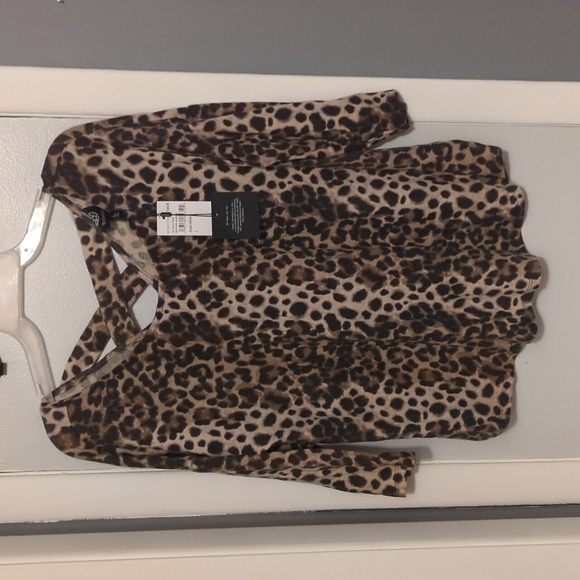 Women's Leopard print Shirt, L - Picture 1 of 5